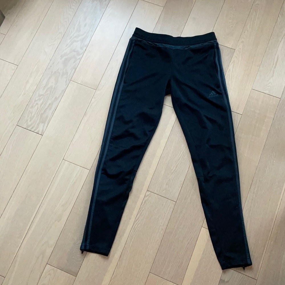 Adidas Solid Grey Tiro Track Pants